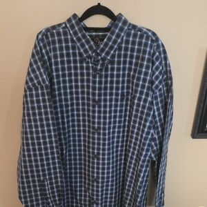 Men's Blue Checkered Shirt